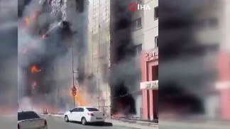 İstanbulda Mədəniyyət Mərkəzi yanır - VİDEO