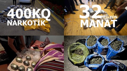 İrandan Azərbaycana 32 milyonluq narkotik gətirdilər - FOTO