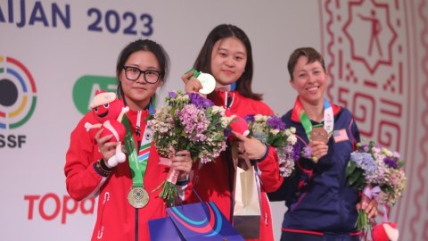 Bakıdakı çempionatın növbəti medalçıları - FOTOLAR