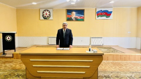 Hacıqabul şəhərində növbəti səyyar qəbul-görüş keçirildi - FOTOLAR