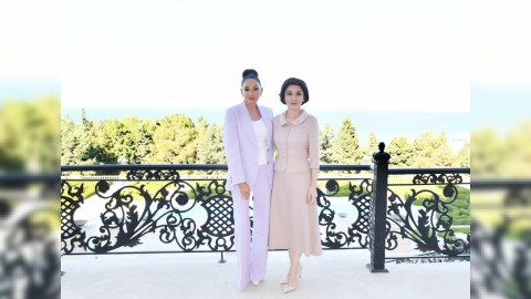 Birinci xanımların görüşü oldu - FOTO