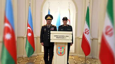 Zakir Həsənov iranlı general ilə danışdı - Nələr müzakirə edildi...