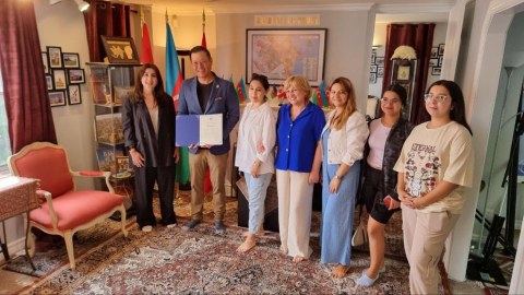 Ontario deputatı Torontodakı Azərbaycan Evində - FOTO