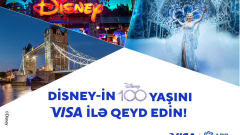 ABB-nin Visa premial kartları ilə övladlarınızı Disneyləndə səyahətə aparın