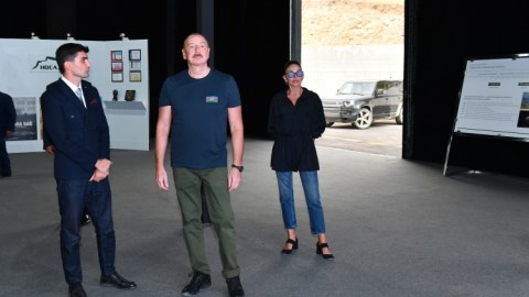 “Hoçazfilm” studiyasının çəkiliş pavilyonunun açılışı - FOTO