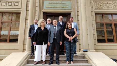 Xarici jurnalistlər Qərbi Azərbaycan İcmasında - FOTOLAR
