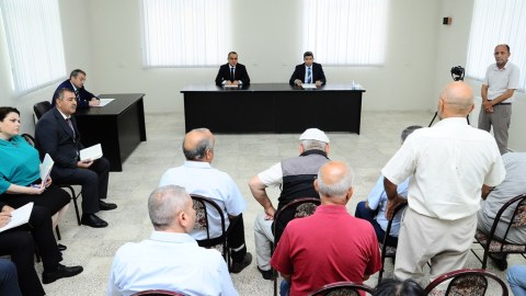 İcra başçısı səyyar qəbul keçirdi - FOTOLAR