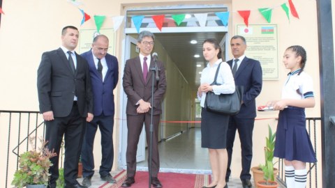 Xocavənd qəsəbəsində məktəb binası istifadəyə verildi - FOTOLAR