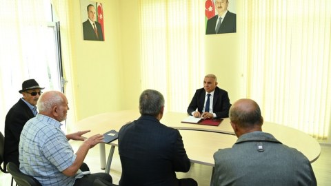 “Azərişıq”ın sədri Yevlaxda vətəndaşları qəbul edib - FOTO