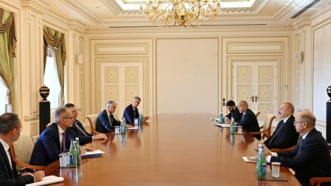 Prezident “Total Energies” şirkətinin baş icraçı direktorunu qəbul edib