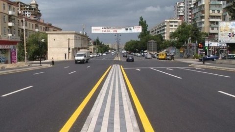Bakının daha bir prospektində sürət həddi endirildi