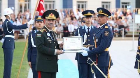 Zakir Həsənov Türkiyədə buraxılış mərasimlərində - FOTO