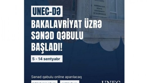 UNEC-ə qəbul olanların nəzərinə