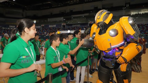 Bakıda VI Robot Olimpiadasına start verilib - FOTO