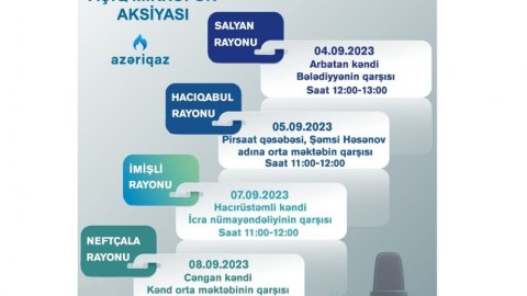 4 rayonda “Açıq mikrofon” aksiyası keçiriləcək