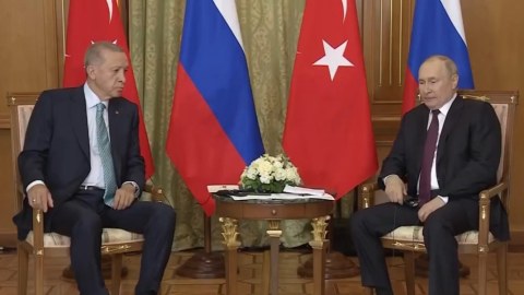 Ərdoğan-Putin görüşü 3 saat davam etdi - VİDEO (YENİLƏNİB)