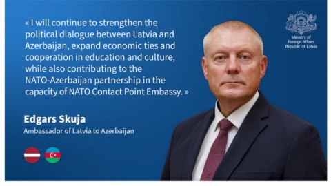 Latviya Azərbaycana yeni səfir təyin etdi