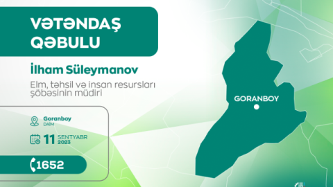 Məmurların bölgələrdə vətəndaş qəbulları davam edir