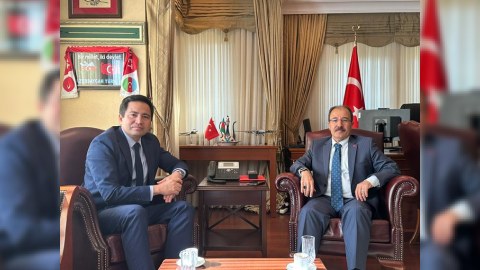 Türkiyə və Qazaxıstan səfirləri GÖRÜŞDÜ