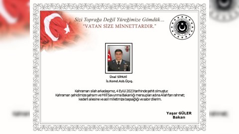 Türk ordusu şəhid verdi