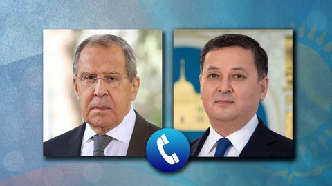Lavrov qazaxıstanlı həmkarı ilə danışıqlar apardı