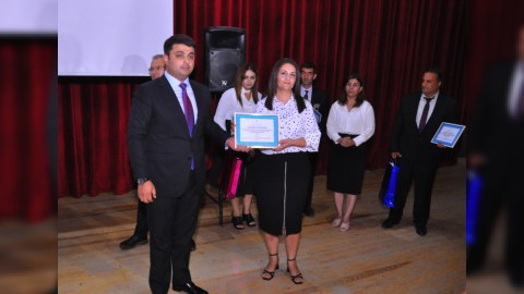 Neftçalada tədris ili ilə bağlı konfrans keçirildi - FOTOLAR