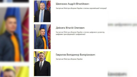 Ukrayna müdafiə nazirinin 3 müavini istefa verdi