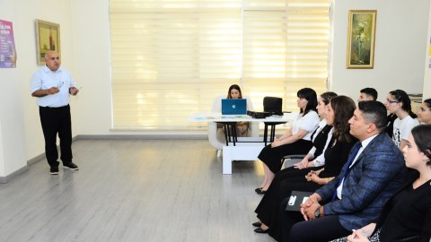 Naftalanda maarifləndirici tədbir keçirilib - FOTOLAR