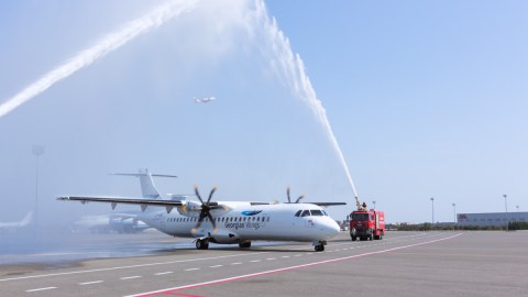 Gürcüstan aviaşirkətinin Bakıya ilk reysi