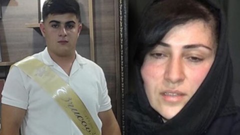 Şəhidin tələbə xanımı və oğlu nazirliyə çağırıldı - FOTOLAR