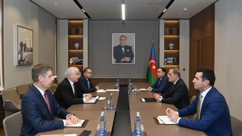 Ceyhun Bayramov Xovayevi qəbul etdi - Ağdam müzakirəsi