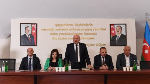 Ağalı kəndinə növbəti köçün püşkü atıldı - FOTOLAR