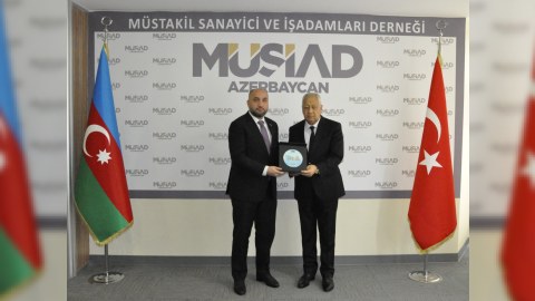 Vahid Əhmədov MÜSİAD Azərbaycan mərkəzində - FOTO