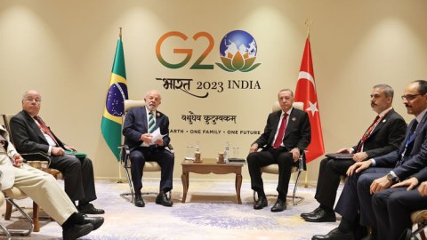 Ərdoğan braziliyalı həmkarı ilə görüşdü 