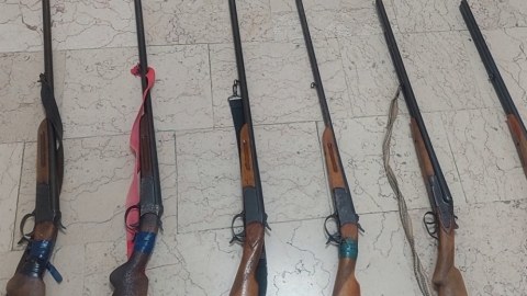 Şəmkirdə ov tüfəngləri müsadirə edildi