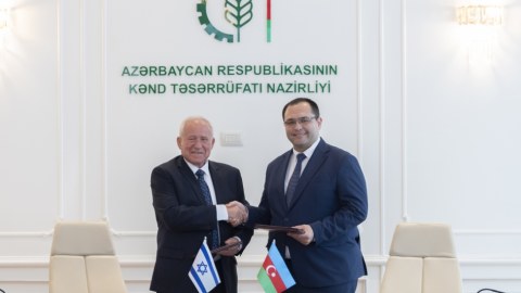 Azərbaycan ilə İsrail arasında kənd təsərrüfatına dair Yol Xəritəsi imzalandı