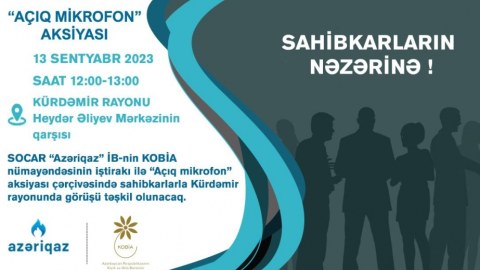 Sahibkarlarla növbəti görüş Kürdəmirdə keçiriləcək
