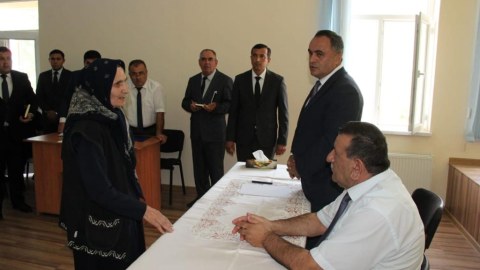 Goranboyun Aşağı Ağcakənd qəsəbəsində səyyar qəbul keçirilib - FOTOLAR