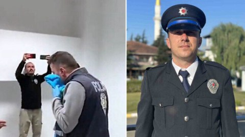Bayrağımızı öpən türk polisi danışdı: İki dövlət, bir millətik - VİDEO