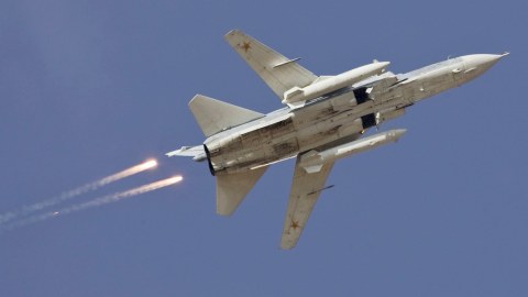 Su-24 qırıcısı qəzaya uğradı 