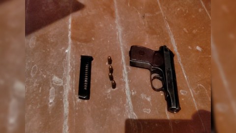Maştağa sakini “Makarov”la tutuldu