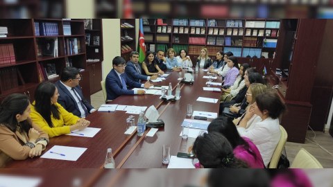 Komitə sədri ADA Universitetinə qəbul olunmuş Gürcüstan azərbaycanlıları ilə görüşüb