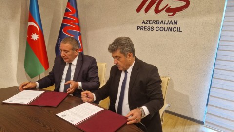 Mətbuat Şurası Türkiyənin jurnalist təşkilatı ilə əməkdaşlıq edəcək - FOTO