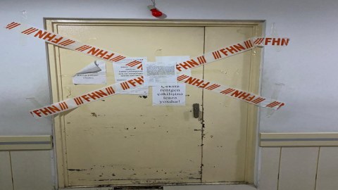 "Respublikanski"də rentgen kabinetləri bağlandı - FOTOLAR