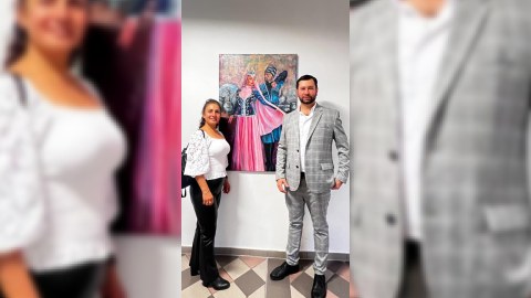 Zalsburqda azərbaycanlı rəssamın sərgisi açılıb - FOTOLAR
