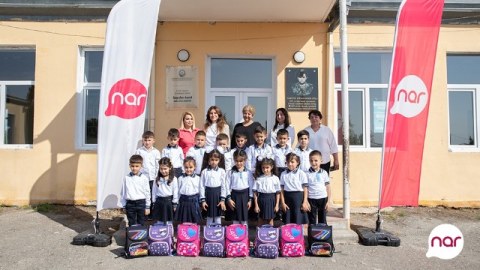 “Nar”dan Füzuli və Tərtərdəki məktəblərə dəstək - FOTOLAR
