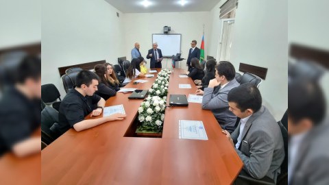 Əqli Mülkiyyət Agentliyində növbəti təlim kursuna yekun vurulub - FOTOLAR