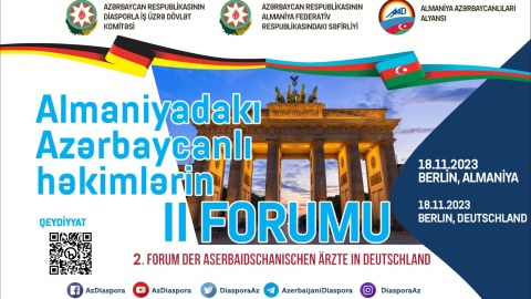 Almaniyada azərbaycanlı həkimlərin forumu keçiriləcək