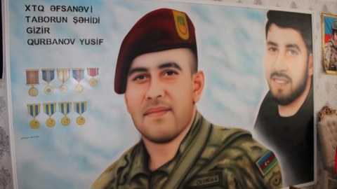 İcra başçısı şəhidin il mərasimində iştirak etdi
