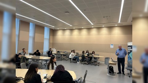 MEDİA və ADA-nın təşkilatçılığı ilə “Visiting Lecturer” layihəsi üzrə dərslərə başlanıb - FOTO